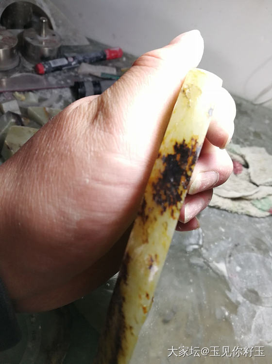 记录36，买料切料的快乐……_和田玉