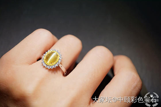 ##中颐天然斯里兰卡金绿猫眼戒指##  2.39ct  AGTL证书_猫眼金绿宝石名贵宝石