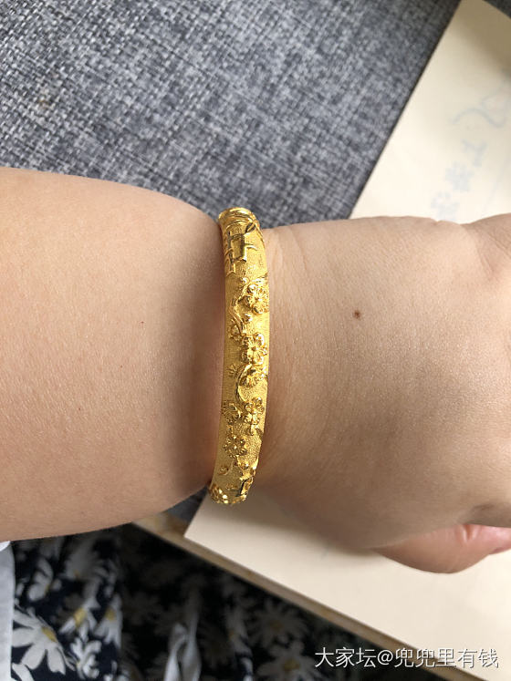 亲们秀秀今天的左手呗_手镯银