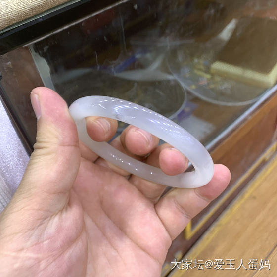 和田玉冰紫手镯_和田玉