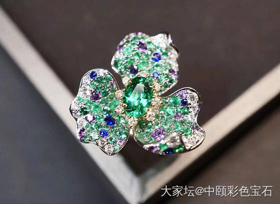 ##中颐天然祖母绿戒指##  0.69ct_祖母绿名贵宝石