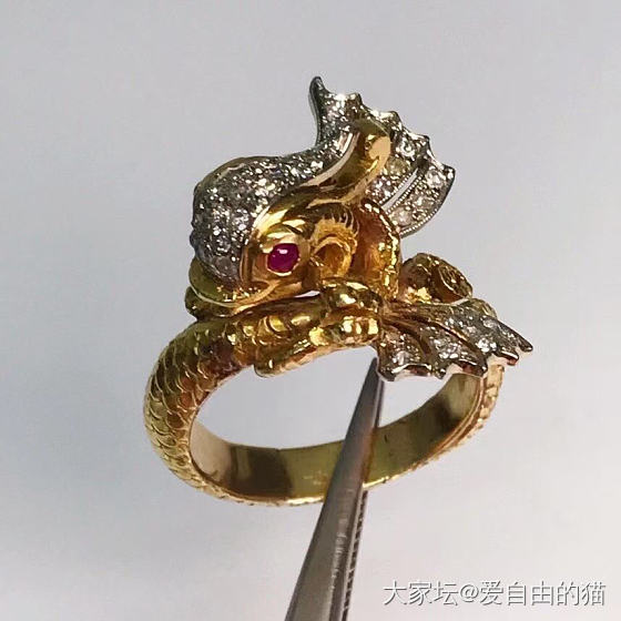 两件美丽的珠宝_珍珠红宝石金
