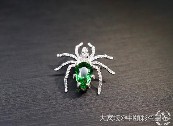 ##中颐天然沙弗莱胸针吊坠##  2.02ct_沙弗莱彩色宝石