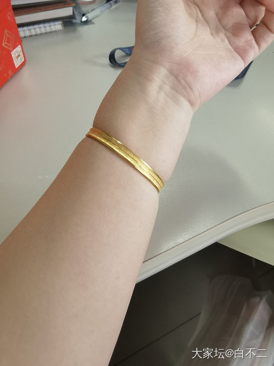林师傅筷子，转我的妹子以为是55圈口，实际圈口53.5，手都撸肿了终于撸进入了，..._金