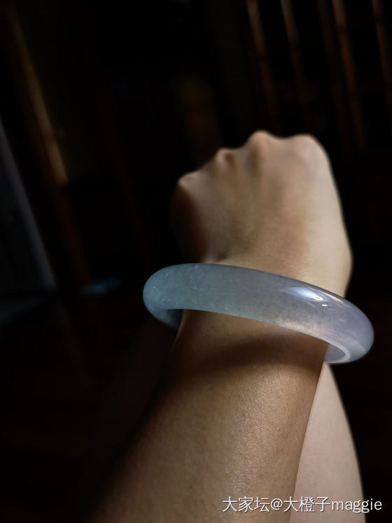 还是种水货仙仙的，有珠宝感_手镯翡翠