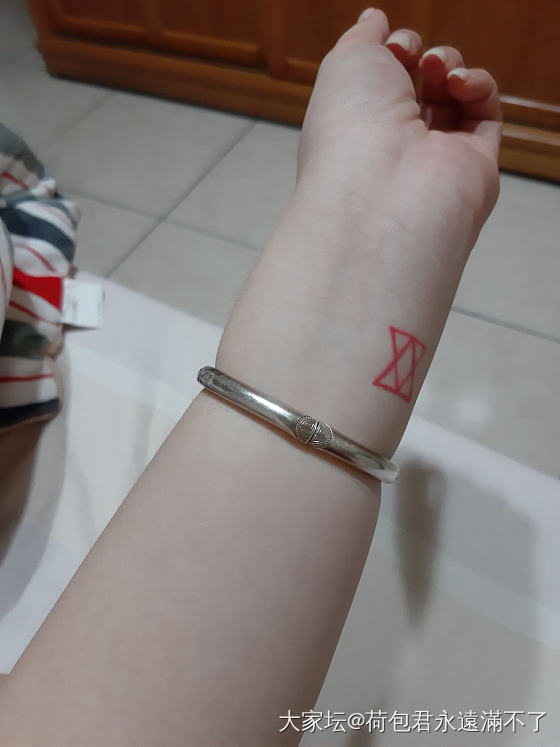 不锈钢体质，越戴越亮的珍南瓜_手镯银