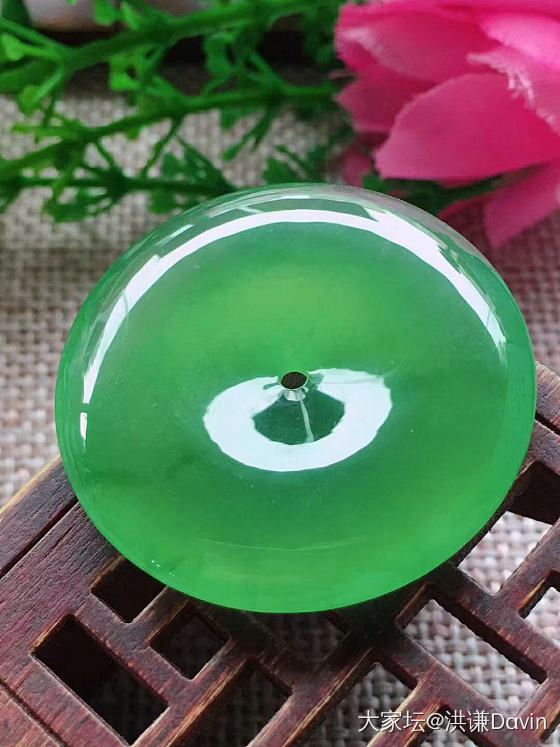 冰种玉扣_翡翠