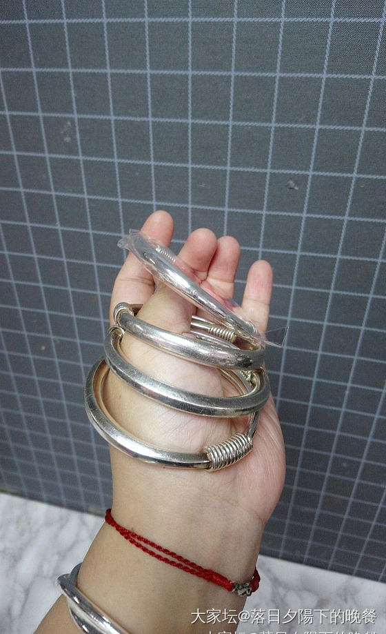 鸡肋推圈_手镯银