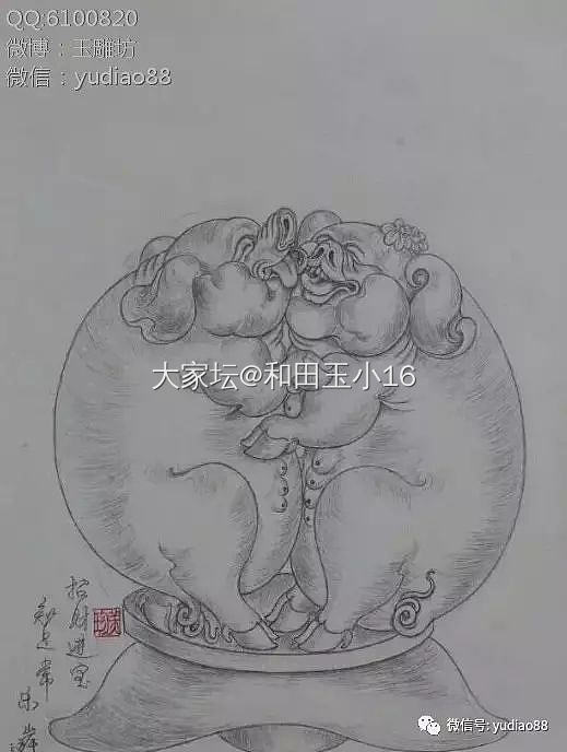 值得借鉴的玉雕设计素描