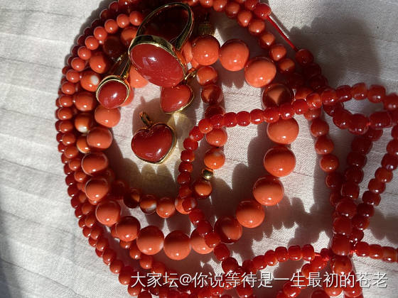 大家有王同学首饰吗，能不能晒一晒（带我瞅一瞅）_珊瑚