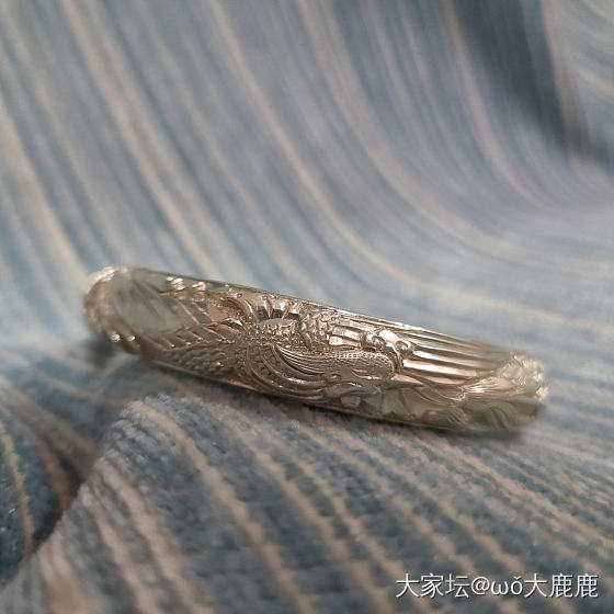 十分中意的两件～_挂件手镯银