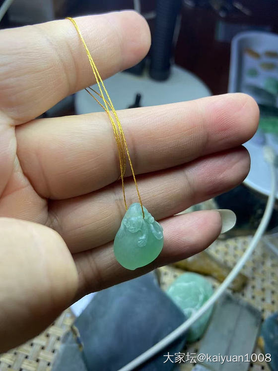 试水边角，起货一颗硬糖_翡翠