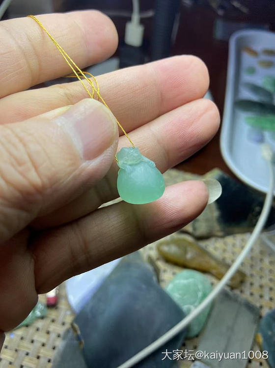 试水边角，起货一颗硬糖_翡翠