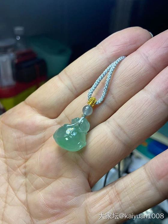 试水边角，起货一颗硬糖_翡翠