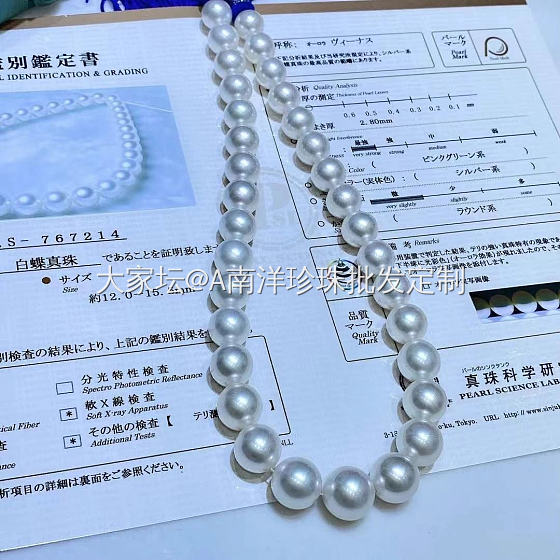 澳白珍珠项链_有机宝石