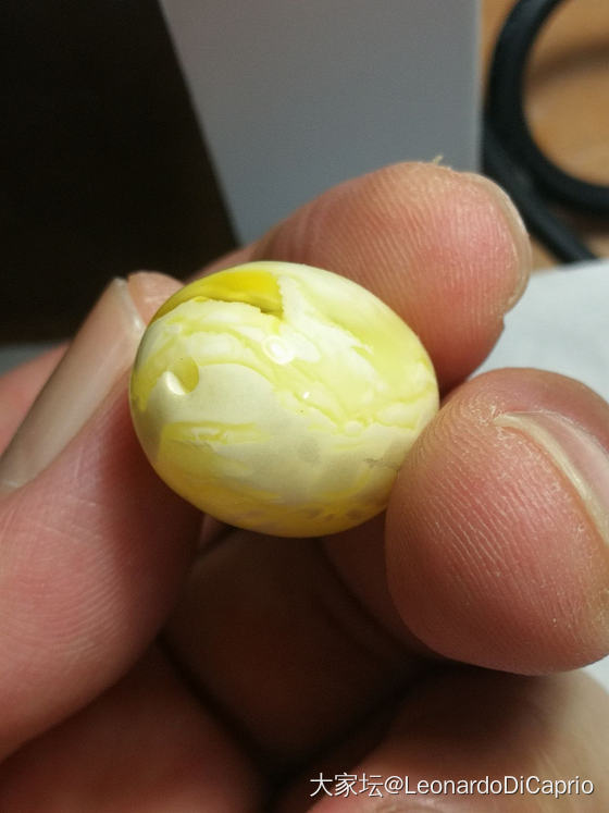 这颗我感觉不是俄料，像乌克兰料，待大神点评_琥珀蜜蜡