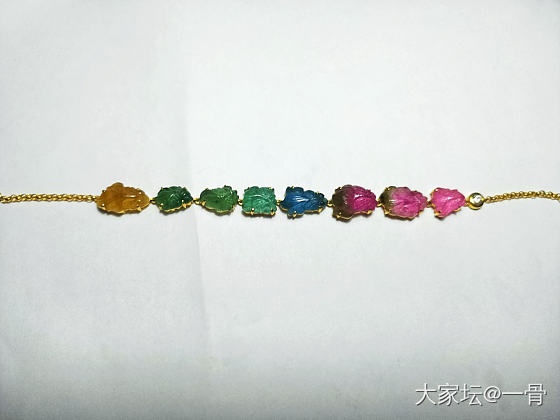 碧玺，想说爱你不容易_珠串碧玺