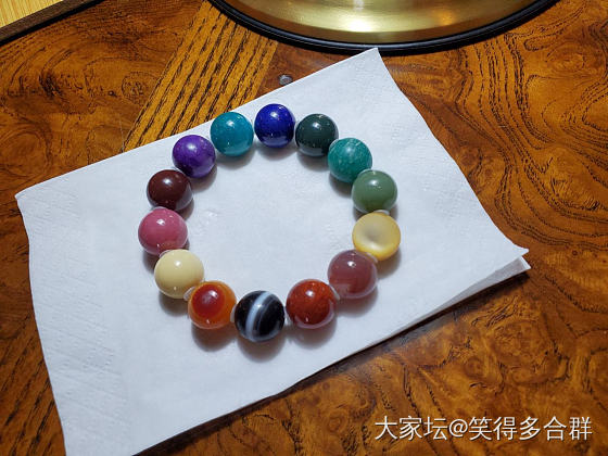 花花串，炒冷饭。_有机宝石琥珀蜜蜡