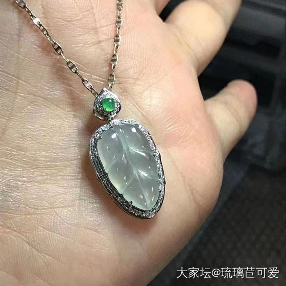 囤积已久的叶子，求个镶嵌款式_求款式翡翠