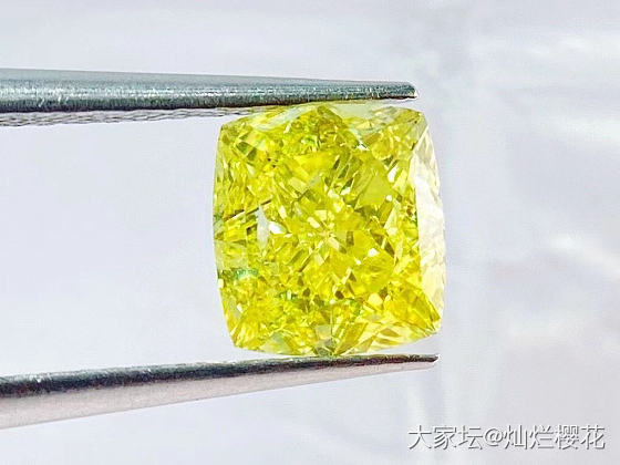 GIa Fancy intense Yellow ｜2.01ct -fiY Vs..._彩钻异形钻