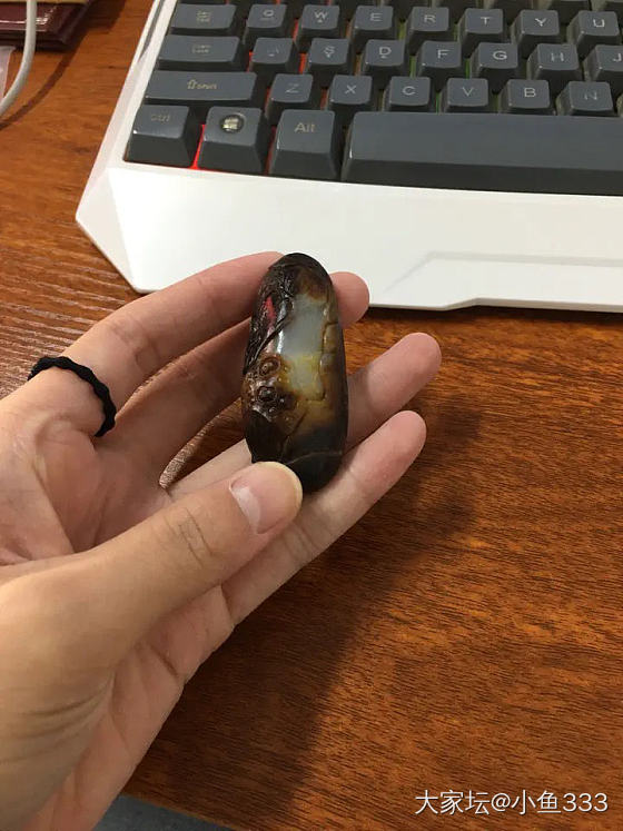 大家看下这个咋样，说是大师作品_和田玉