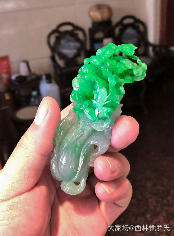 翡翠，还是喜欢有特色的东西_翡翠