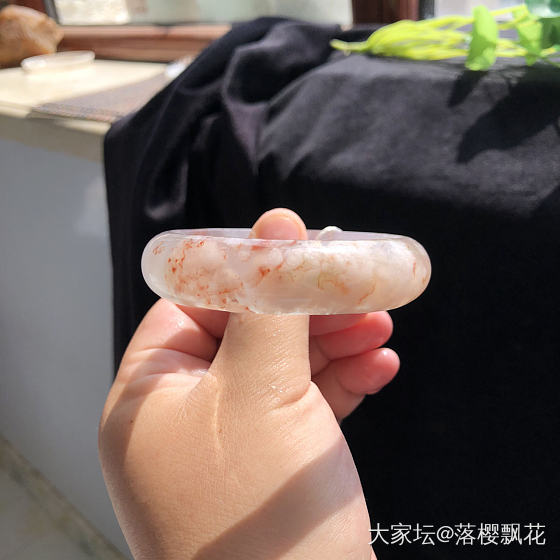 老料樱花玛瑙真是无敌的美_玉髓玛瑙