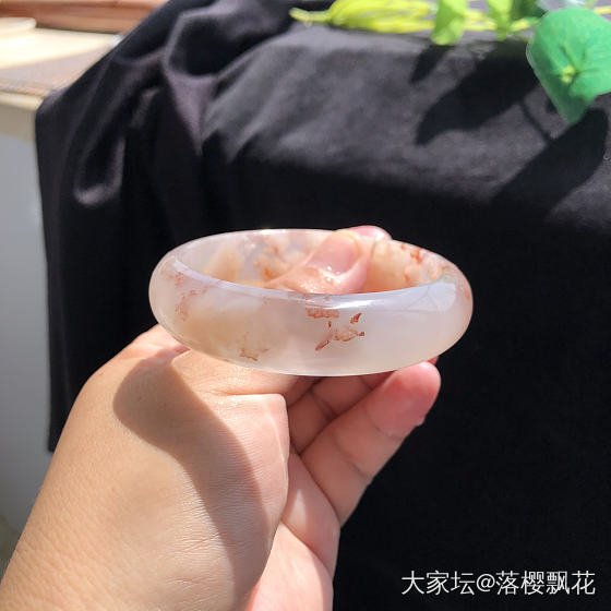 老料樱花玛瑙真是无敌的美_玉髓玛瑙