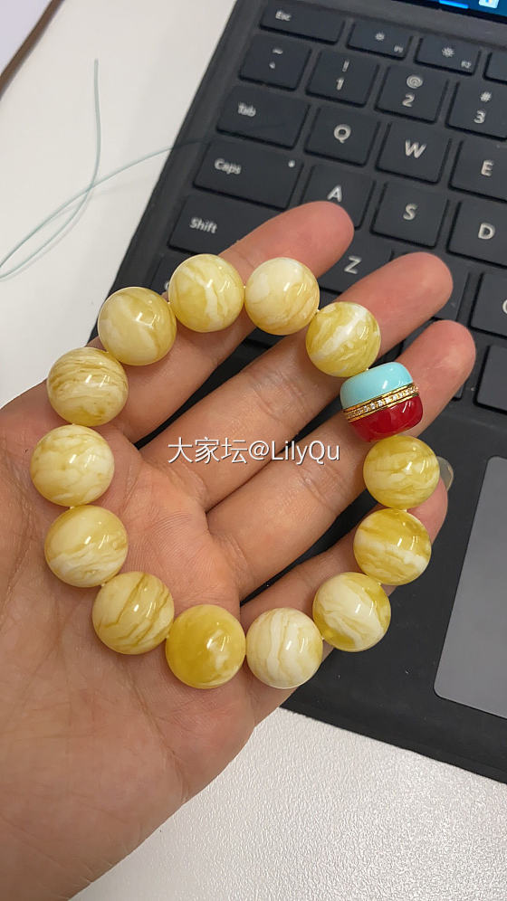 想看看大家自己搭配的手串儿～～_珠串