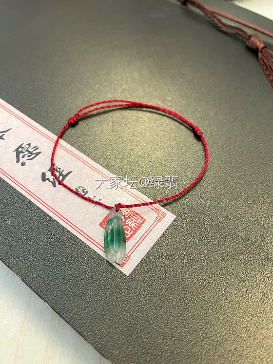 分享翡翠编绳_手工diy编绳翡翠