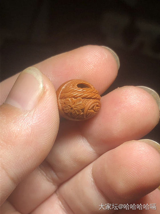 桃篮的诞生。。_雕刻文玩