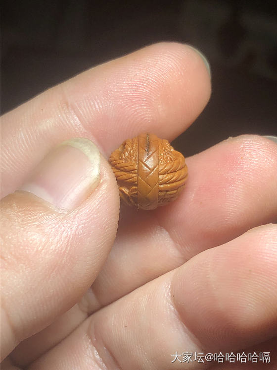 桃篮的诞生。。_雕刻文玩