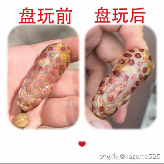 真有人喜欢这种菊花玉（sh玉）？_珊瑚玉