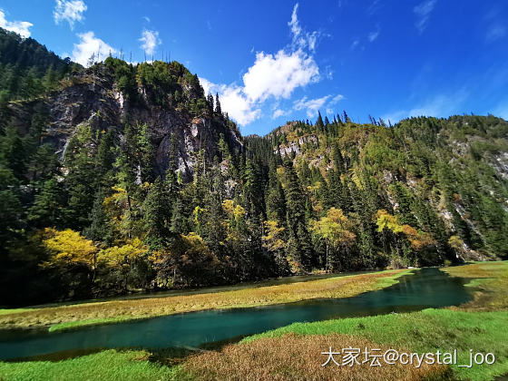 九寨黄龙归来
九寨黄龙归来腿已废，但不虚此行，美图献上，共赏。_景色