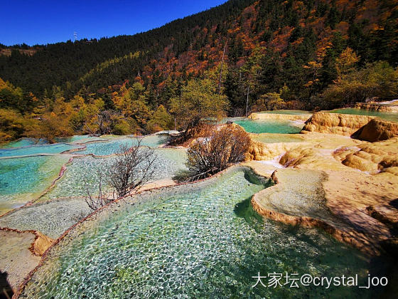 九寨黄龙归来
九寨黄龙归来腿已废，但不虚此行，美图献上，共赏。_景色