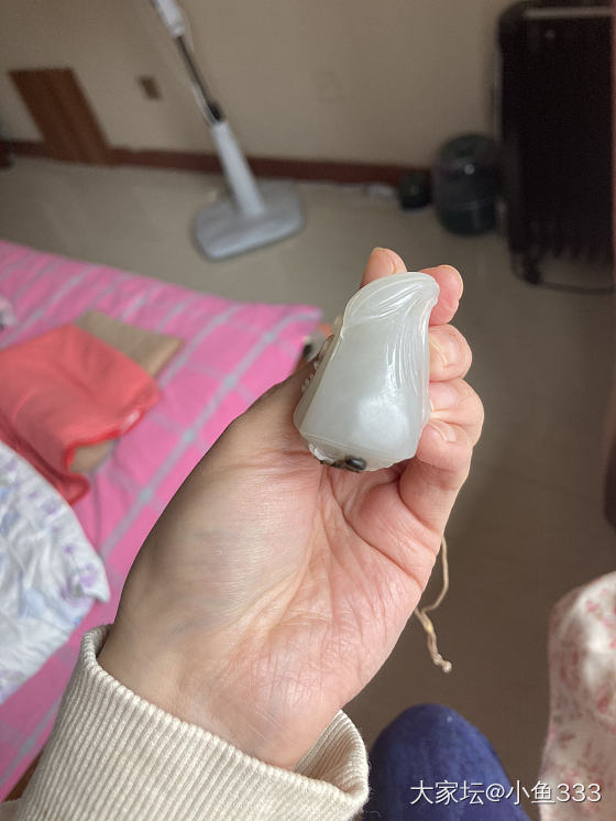 呱呱来财_挂件和田玉