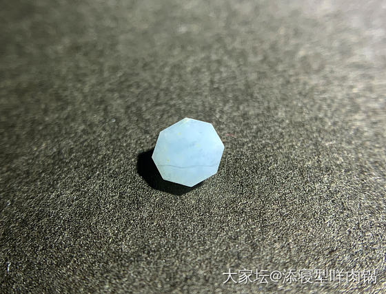 新的小玩具，蓝色驯鹿石～_少见宝石