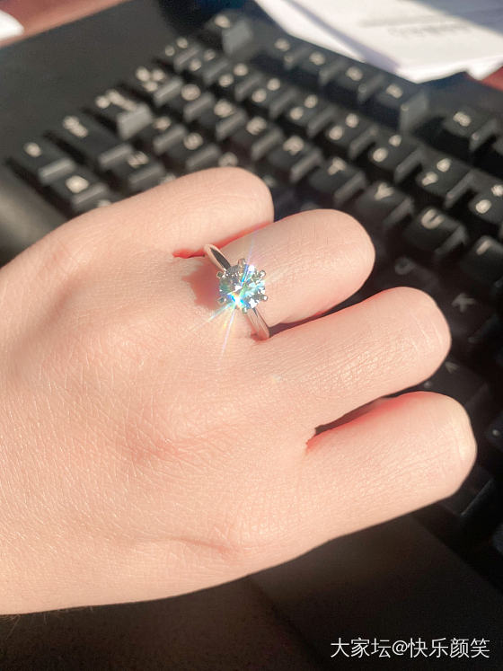 💍改款后变大了，买了个新戒指的赶脚😂_钻石