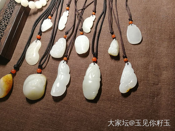 籽料手镯们（记录于2022.08.23）_和田玉