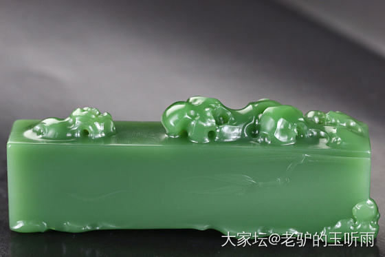 这满屏浓郁养眼的绿 很治愈～_和田玉