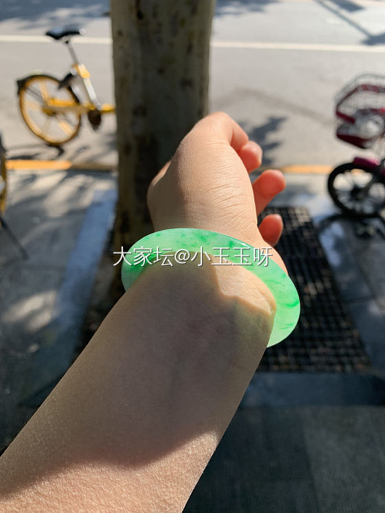 最近新欢～冰阳绿小碎花_翡翠