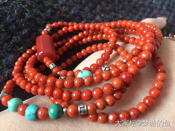 我的手作展示(一)_串珠南红