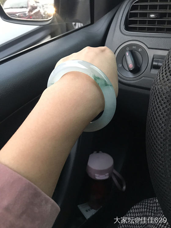 飘花翡翠镯_翡翠