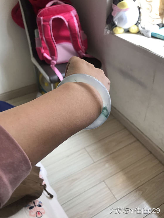 飘花翡翠镯_翡翠