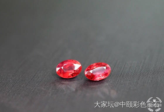 ##中颐天然未加热莫桑比克红宝石##  一对 1.42ct_红宝石名贵宝石