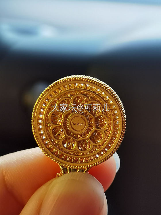 老铺黄金点钻吊坠 双十一的重头戏