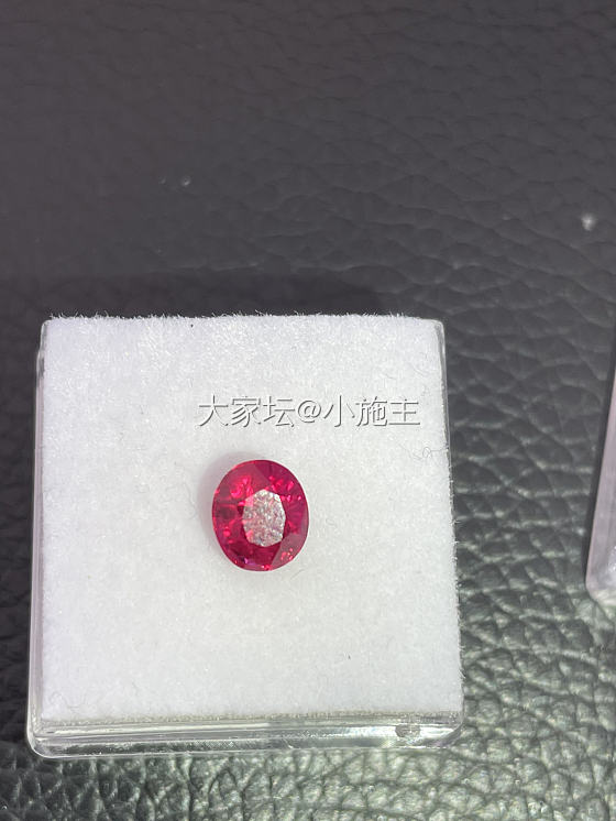 送给自己第一颗红宝 大家给参谋一下_红宝石