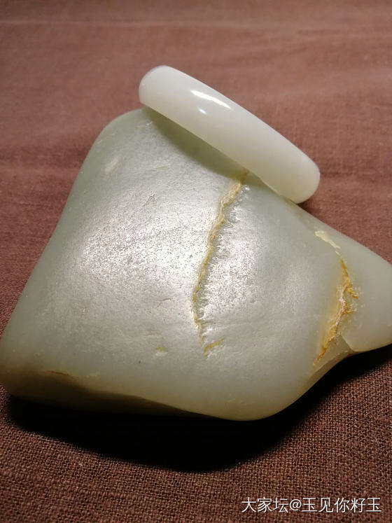 嗨！籽镯………_和田玉