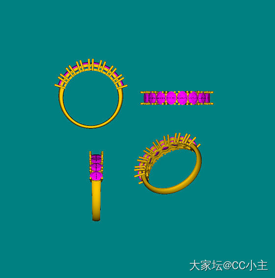 红宝排戒镶嵌失败_镶嵌红宝石