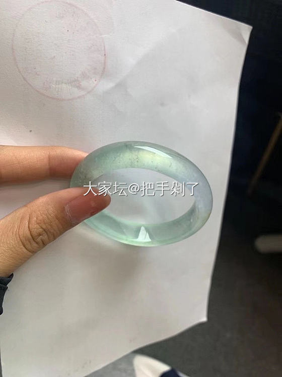 冰三彩 滤镜跟不滤镜的对比图哈哈哈_翡翠